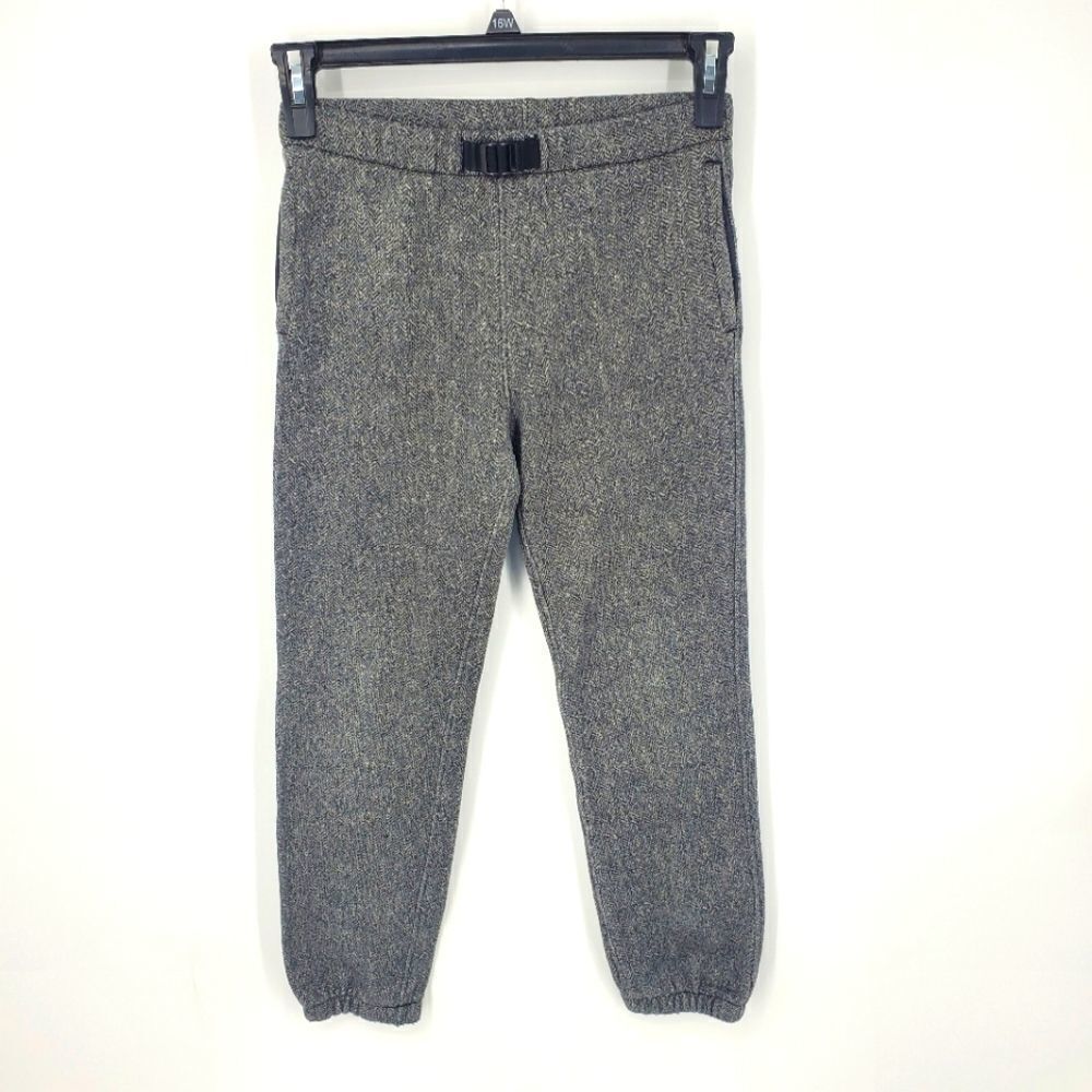 Gap Kids Gray And Black Herring Bone Hiking Pants Size 10